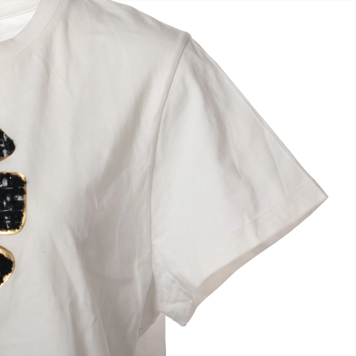 シャネル ココマーク コットン Tシャツ 36 レディース ホワイト