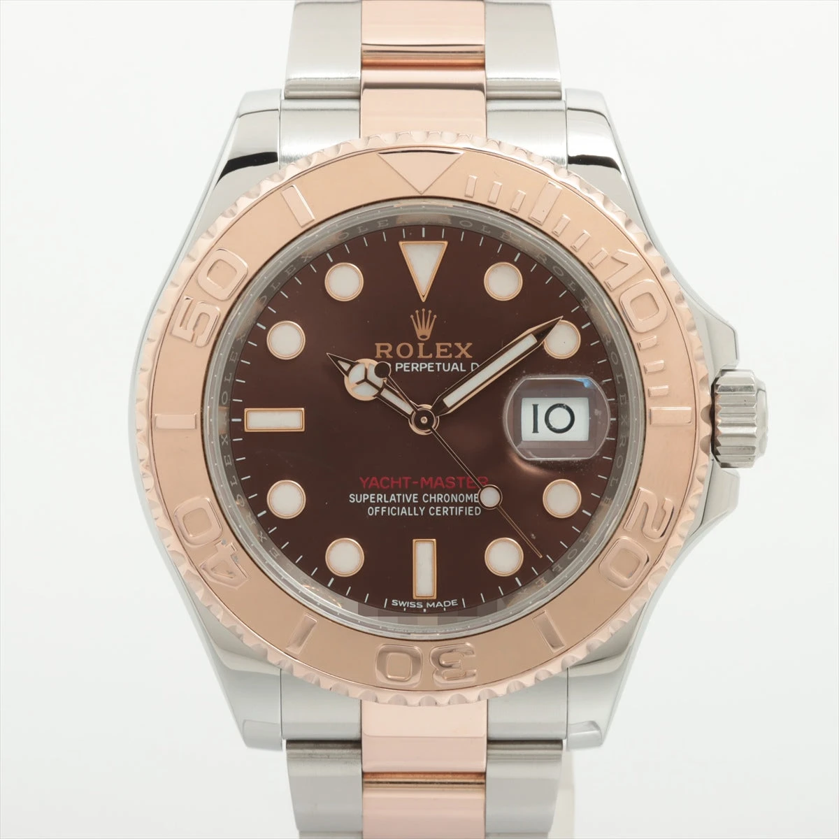 ロレックス ヨットマスター 116621 66S3E873 SS×PG AT チョコレート文字盤 あまりごま2