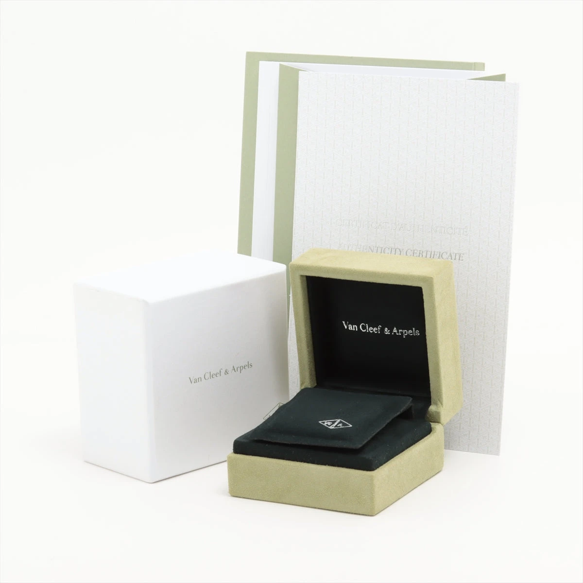 ヴァンクリーフ&アーペル　ヴィンテージアルハンブラ ピアス　タイガーズアイ ヴァンクリーフ&アーペル ヴィンテージアルハンブラ タイガーアイ