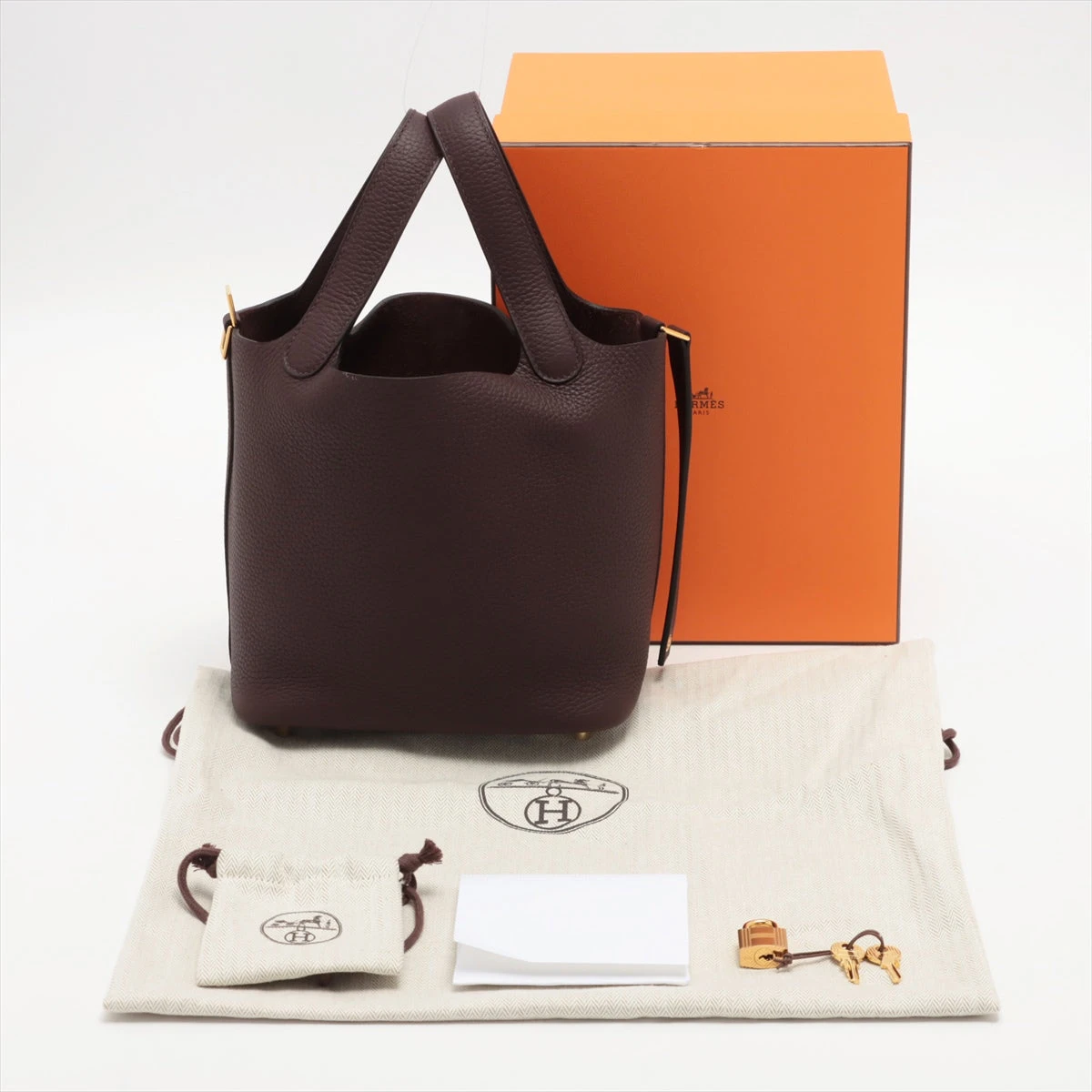 HERMES ピコタン ルージュセリエ×シルバー Z ショルダー HERMES ピコタン ルージュセリエ×シルバー Z ショルダー - メルカリ