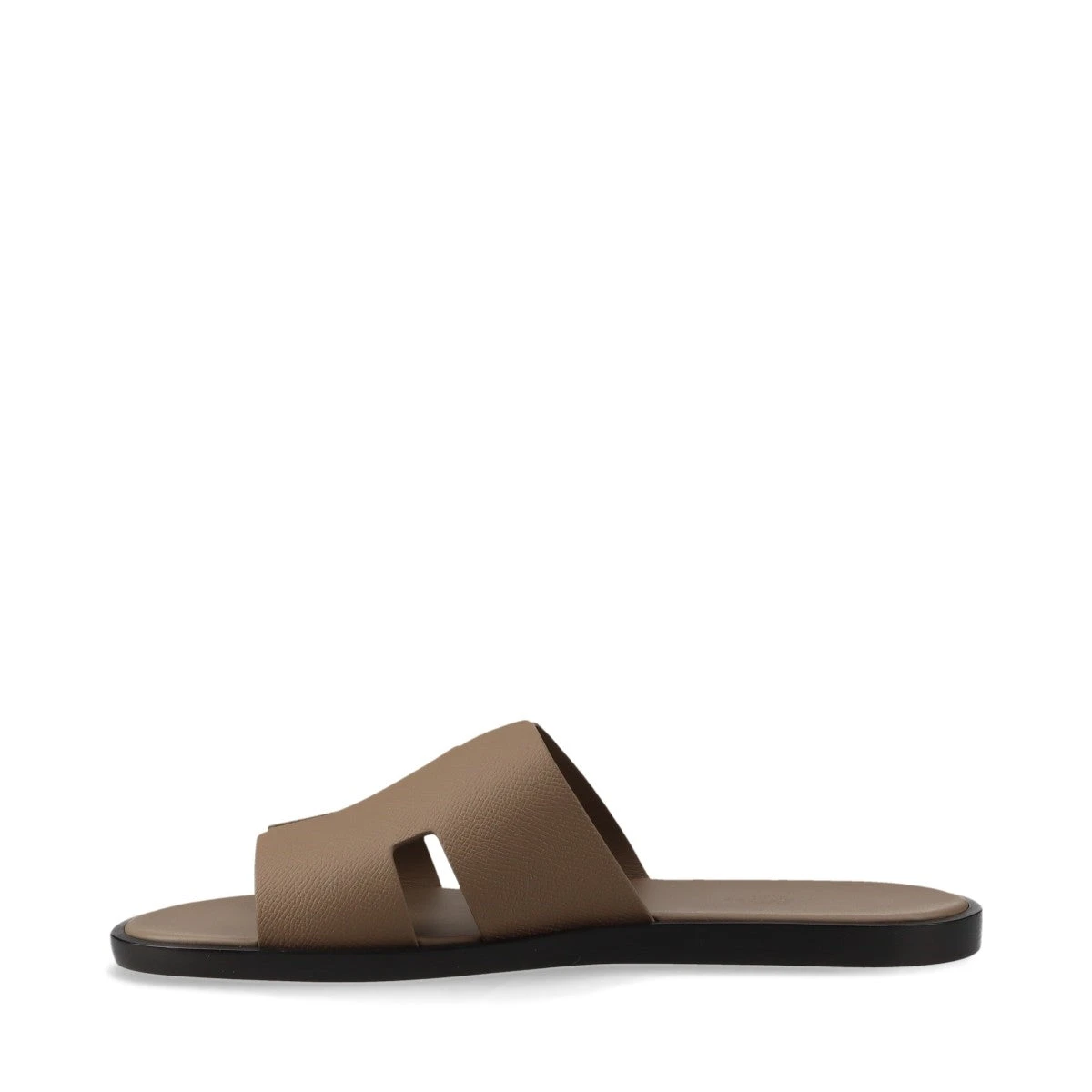 エルメス イズミール レザー サンダル 43 メンズ ブラウン