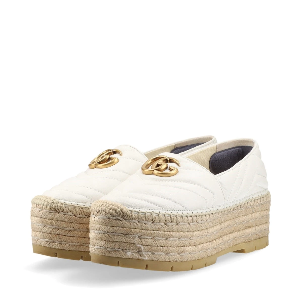 GUCCI 正規店　新品未使用　レザーエスパドリーユ GUCCI グッチ エスパドリーユ ブラック 466902 KQWM0 1948