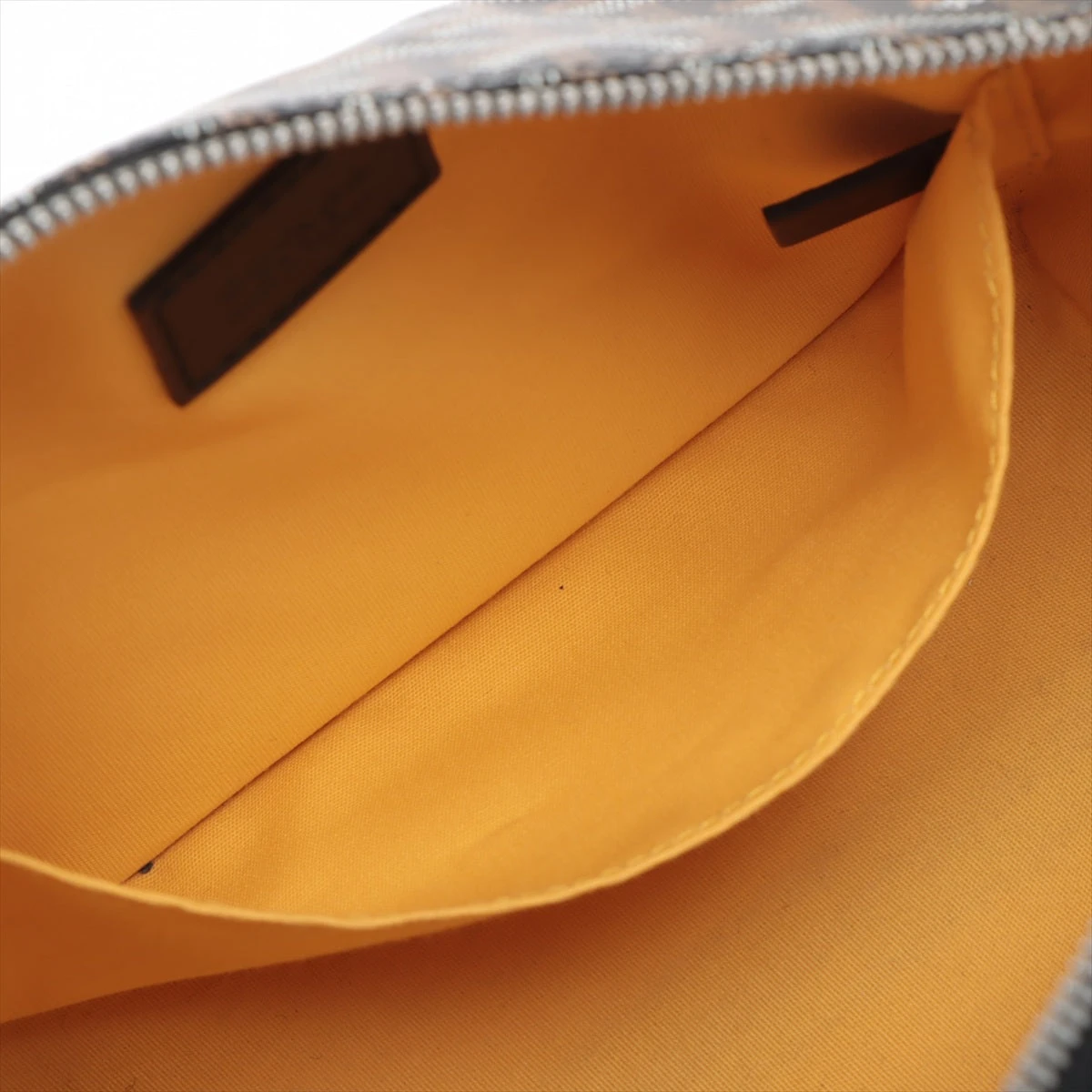 ゴヤール ボーイング25 PVC×レザー セカンドバッグ ブラック