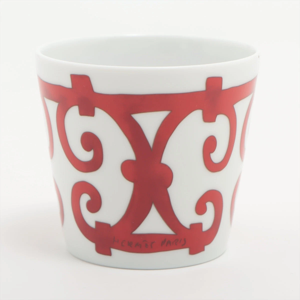 エルメス ガダルキヴィール アロマキャンドル 陶器 レッド A2215795