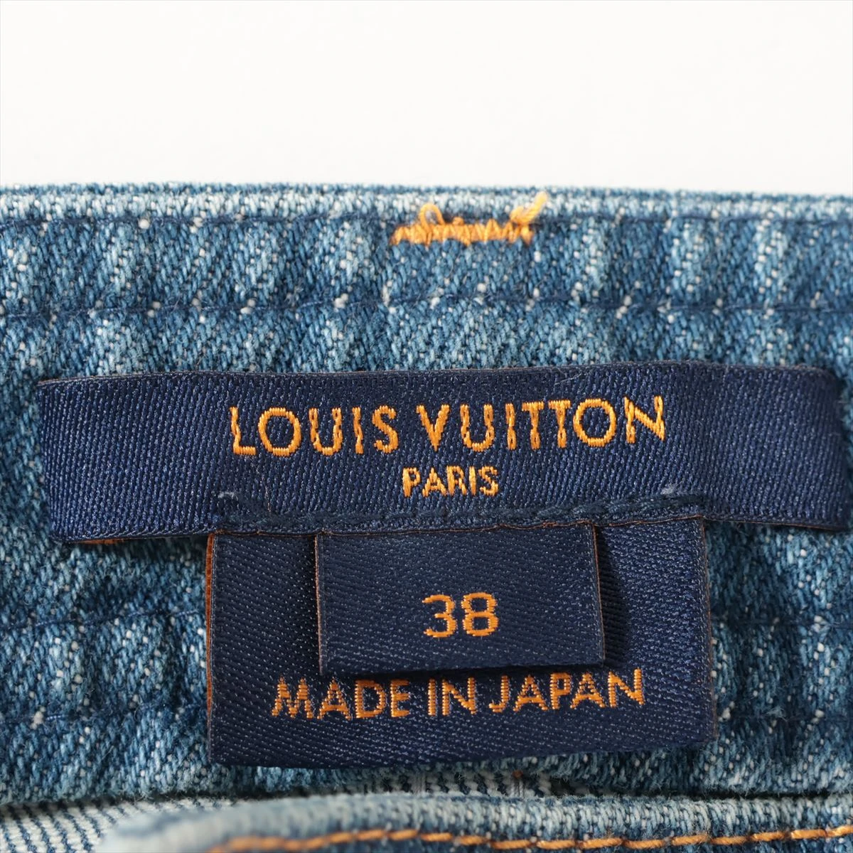 ヴィトン 19SS コットン×ポリウレタン デニムパンツ 38 レディース