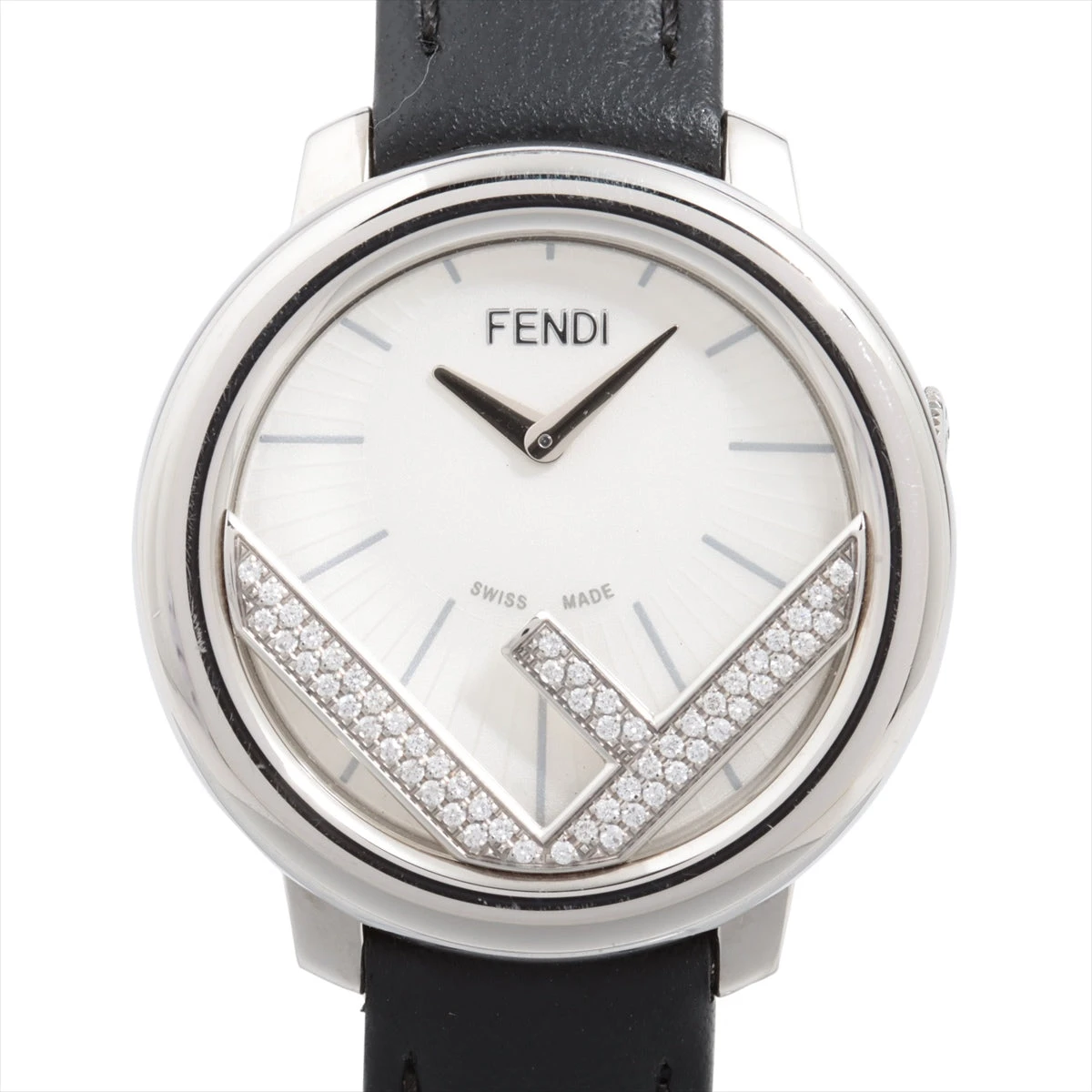 フェンディ ラナウェイ GP×革 QZ 白文字盤