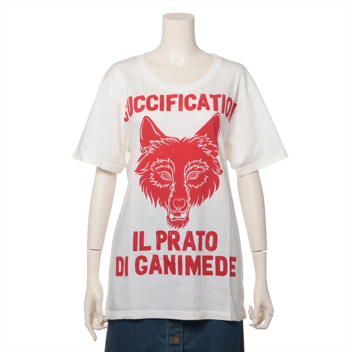 【値下げ】GUCCI Tシャツ 492347 ホワイト サイズ：S (EC) GUCCI(グッチ) Tシャツ492347 492347 ホワイト サイズ S｜【公式
