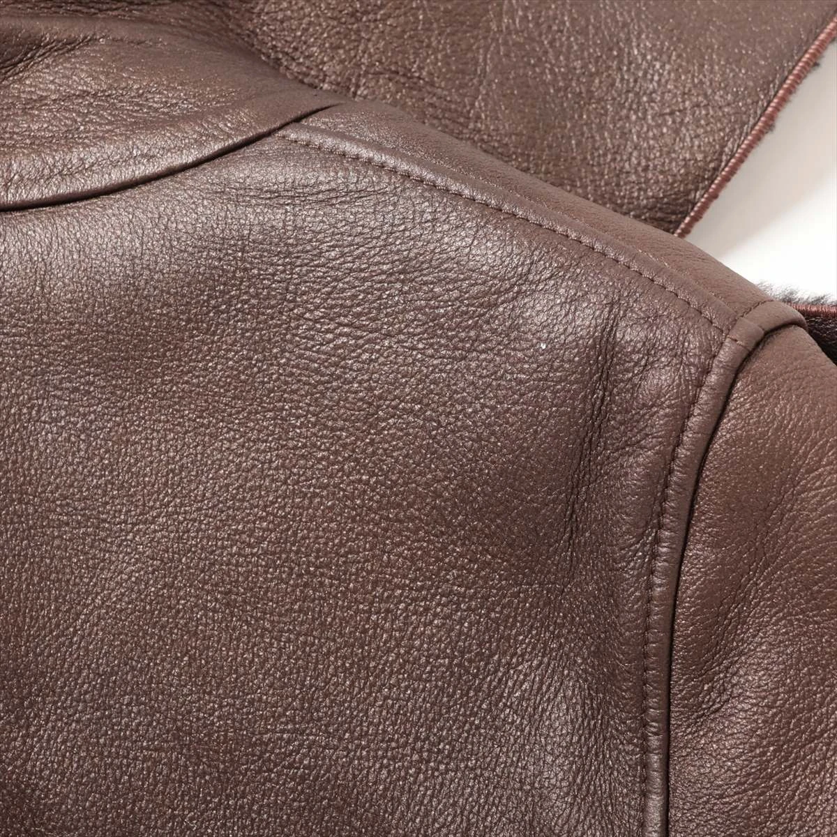 ロエベ レザー ジャケット 40 レディース ブラウン 28003861 A3455345