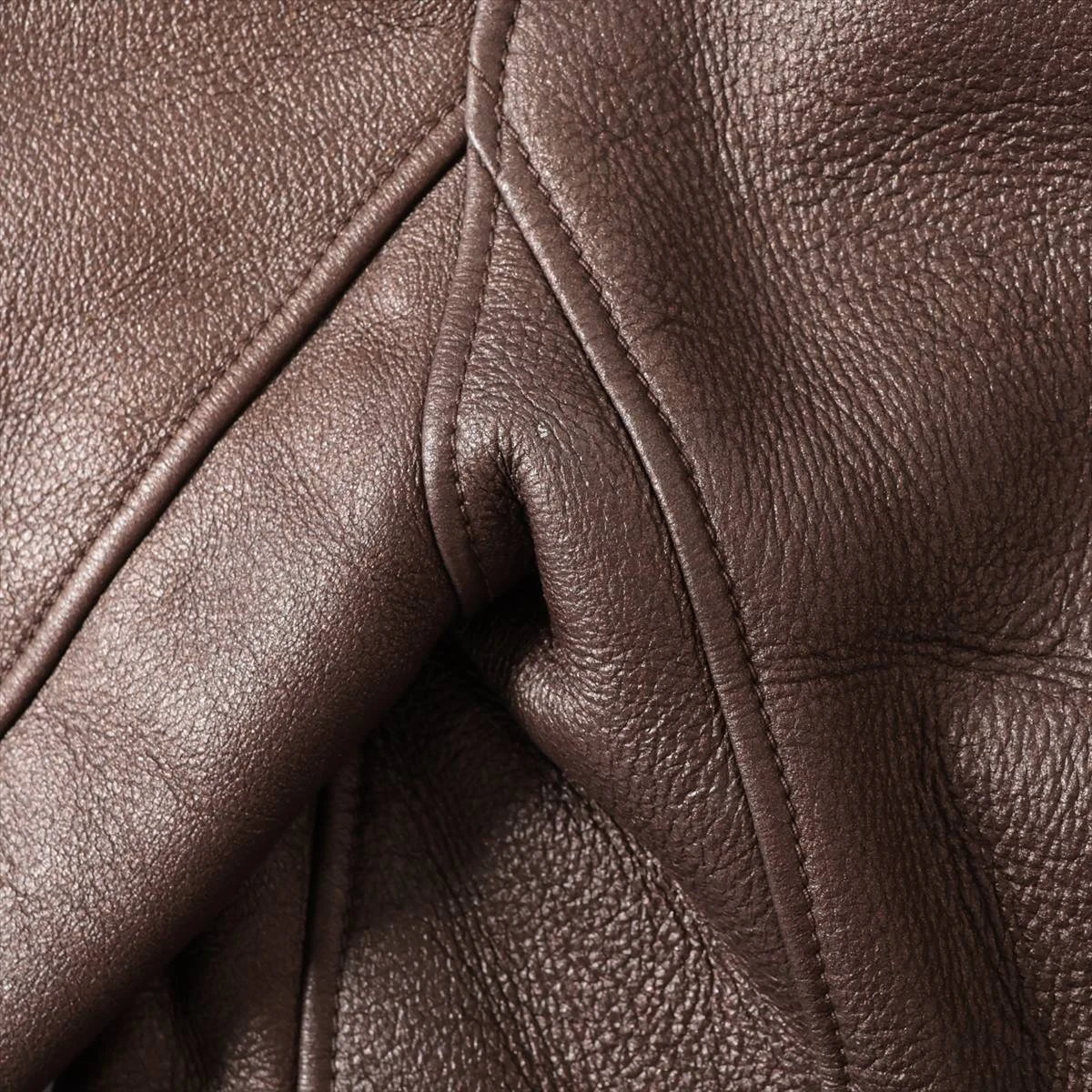 ロエベ レザー ジャケット 40 レディース ブラウン 28003861 A3455345