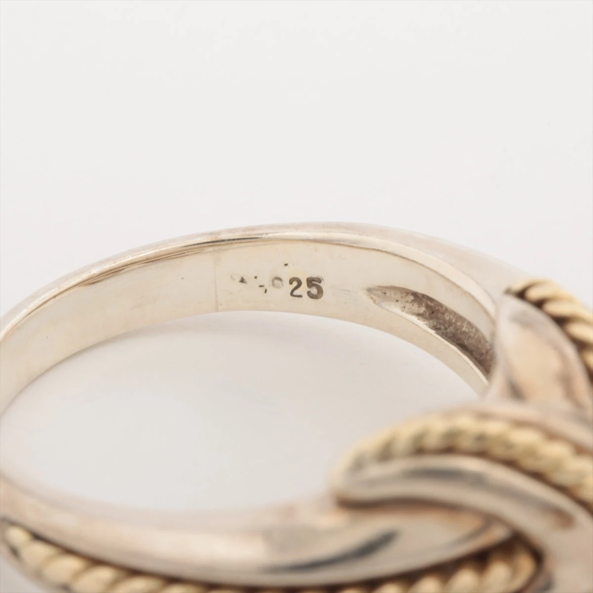 【美品】ティファニー シグネチャークロスリング 925/750 #15 ティファニー シグネチャークロス リング 925×750 7.4g シルバー