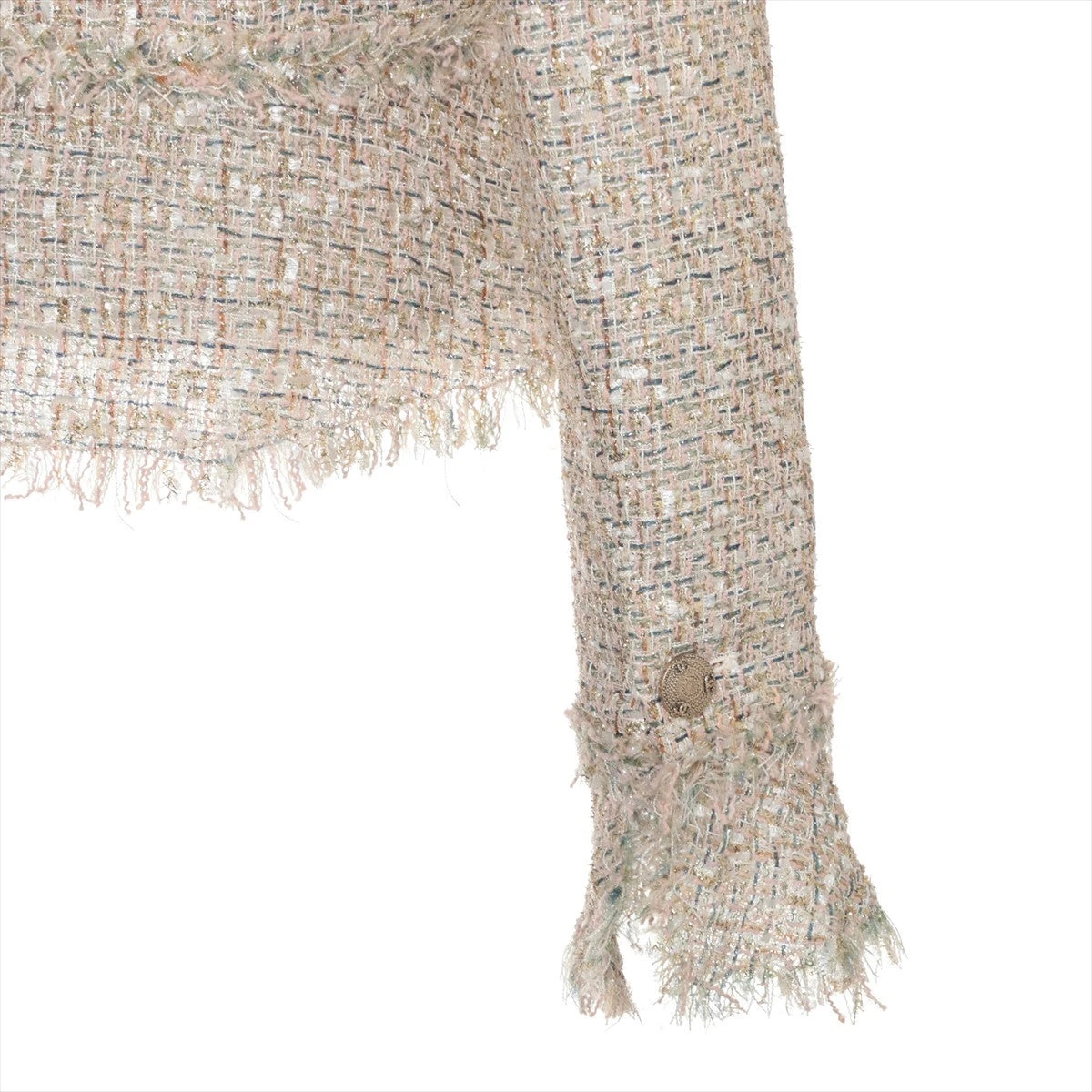 シャネル ココボタン ポリエステル×ナイロン ジャケット 34 レディース