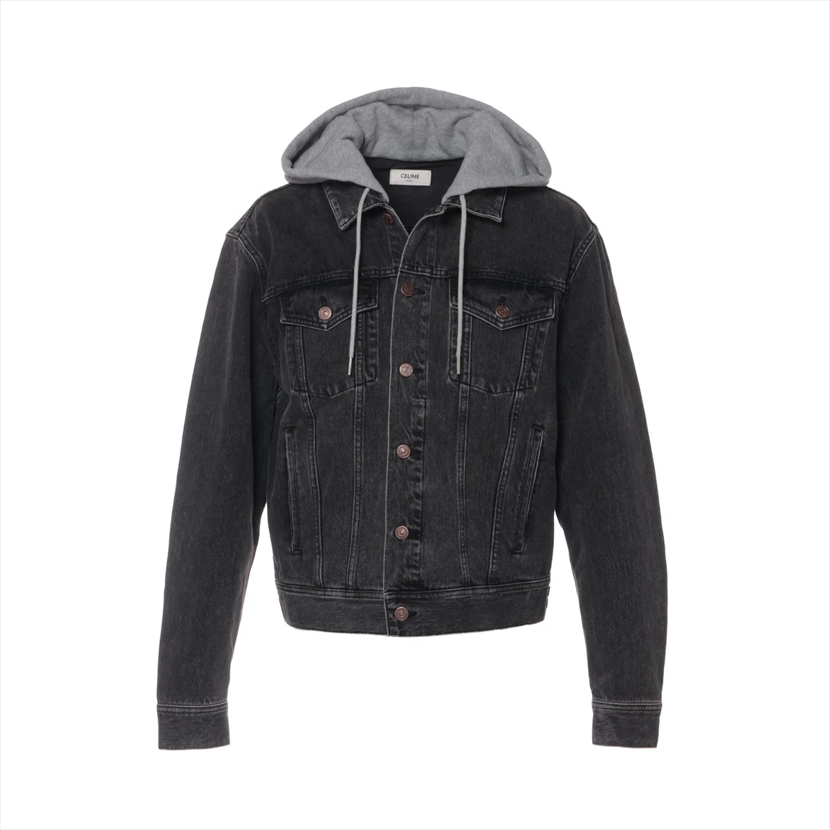 CELINE フード付きデニムジャケット M CELINE フード付きデニムジャケット M