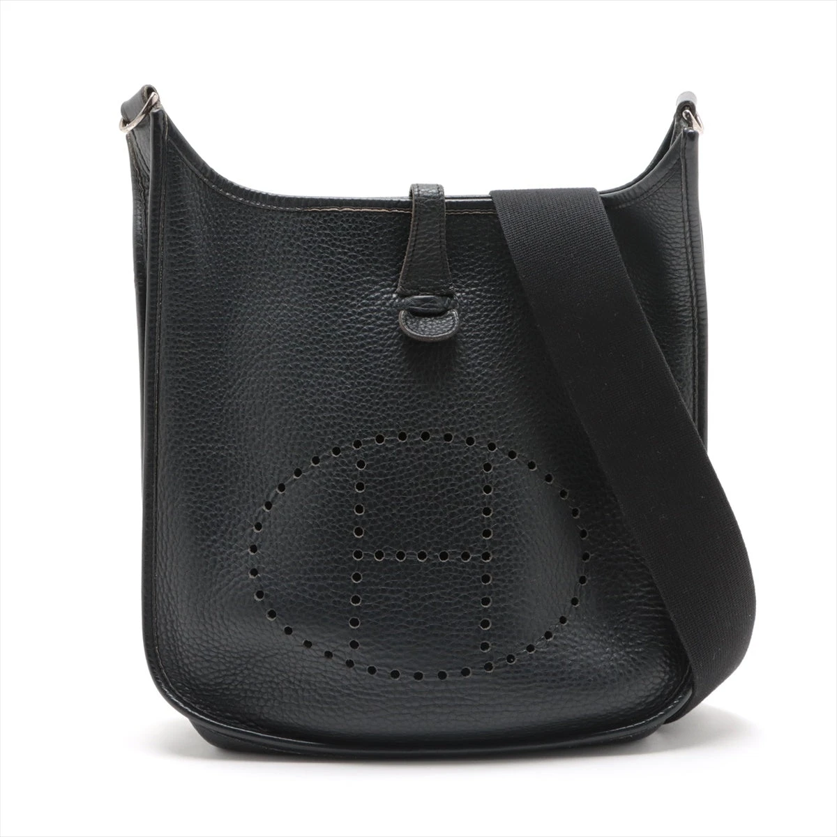 エルメス エブリン2PM トリヨンクレマンス ブラック シルバー金具 □I 