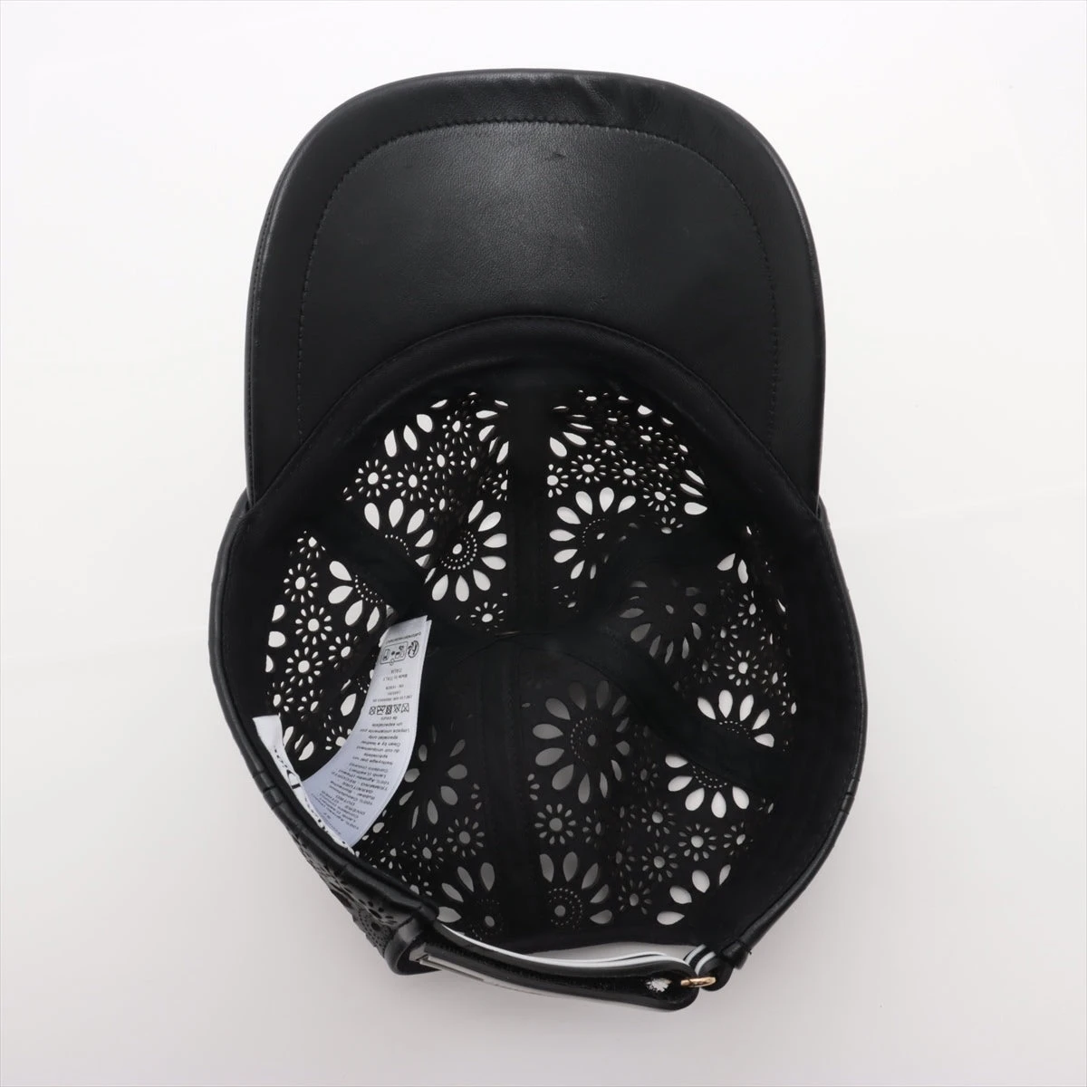 Christian Dior ブラック キャップ 57 CHRISTIAN DIOR Cotton D-Player Cap 57 Black 1186409