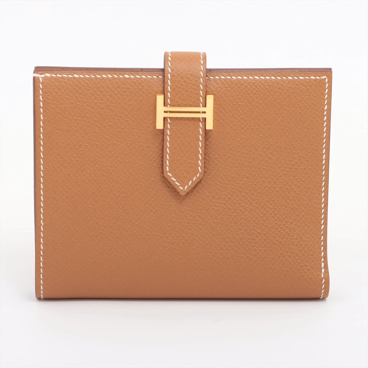 エルメス<br>ベアン コンパクト<br>クロ<br>リザード<br