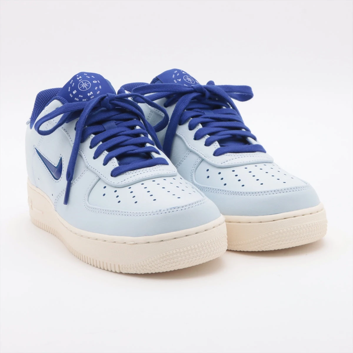 ナイキ AIR FORCE 1 レザー スニーカー 27㎝ メンズ ブルー