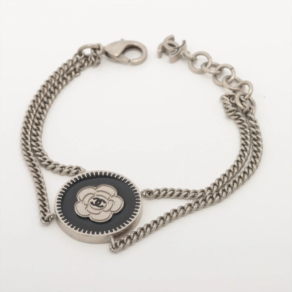 シャネル カメリア 06P ネックレス GP シルバー キズ くすみ シャネル カメリア 06P ネックレス GP シルバー キズ くすみ