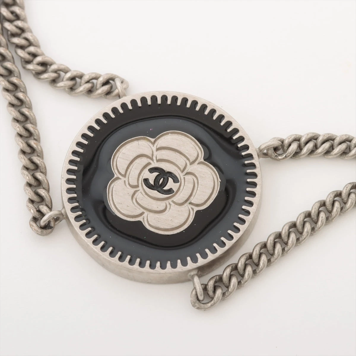 シャネルカメリア　シルバーネックレス 楽天市場】CHANEL シャネル カメリア パヴェ ネックレス