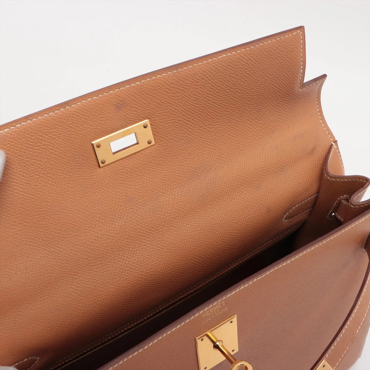 エルメス ケリーセリエ32 クシュベル ナチュラル ゴールド金具 ○U 