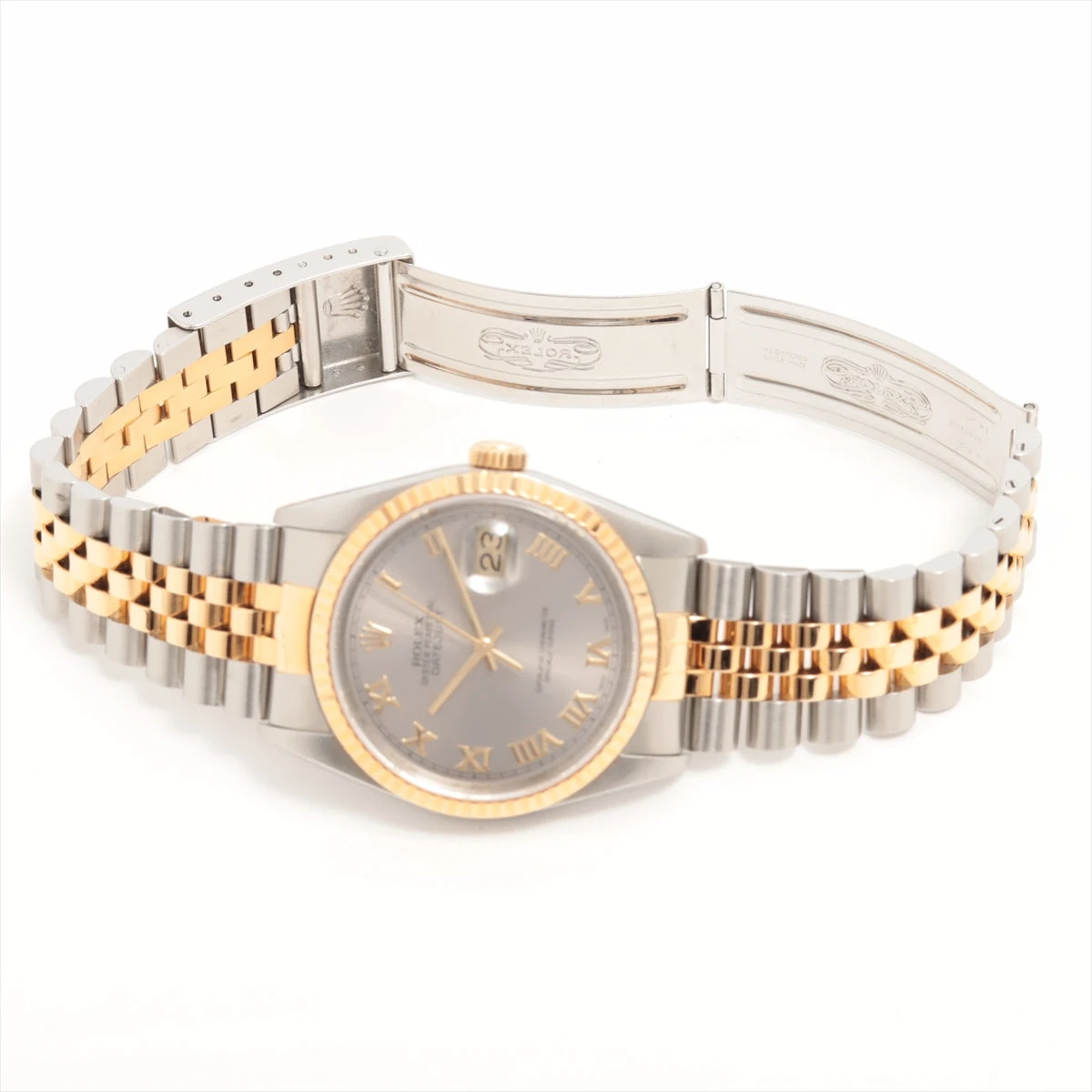 デイトジャスト 3 コマ 16233 ロレックス / ROLEX デイトジャスト デイトジャスト YGコンビ