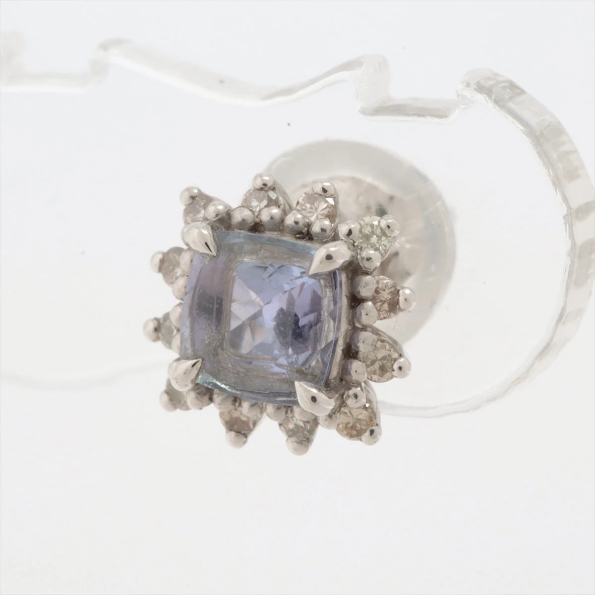 い*ご様 PT900刻印あり スパークルデザイン ピアス SPARKLE STAR