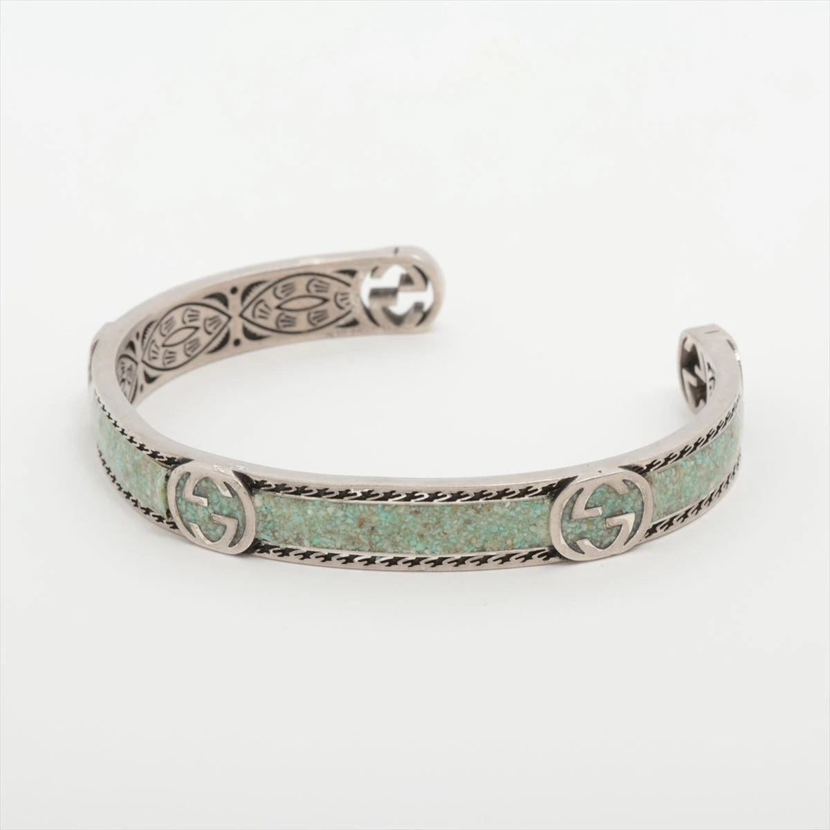 新品 GUCCI エナメル インターロッキングG ブレスレット 17