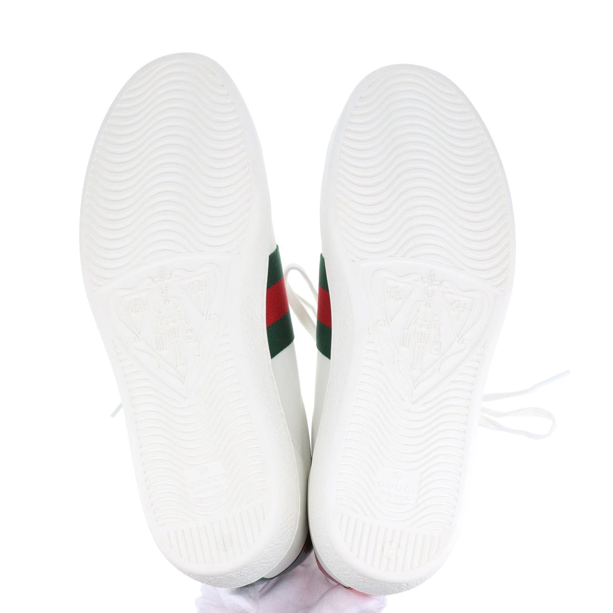 グッチ エース レザー スニーカー US11 メンズ ホワイト 456230