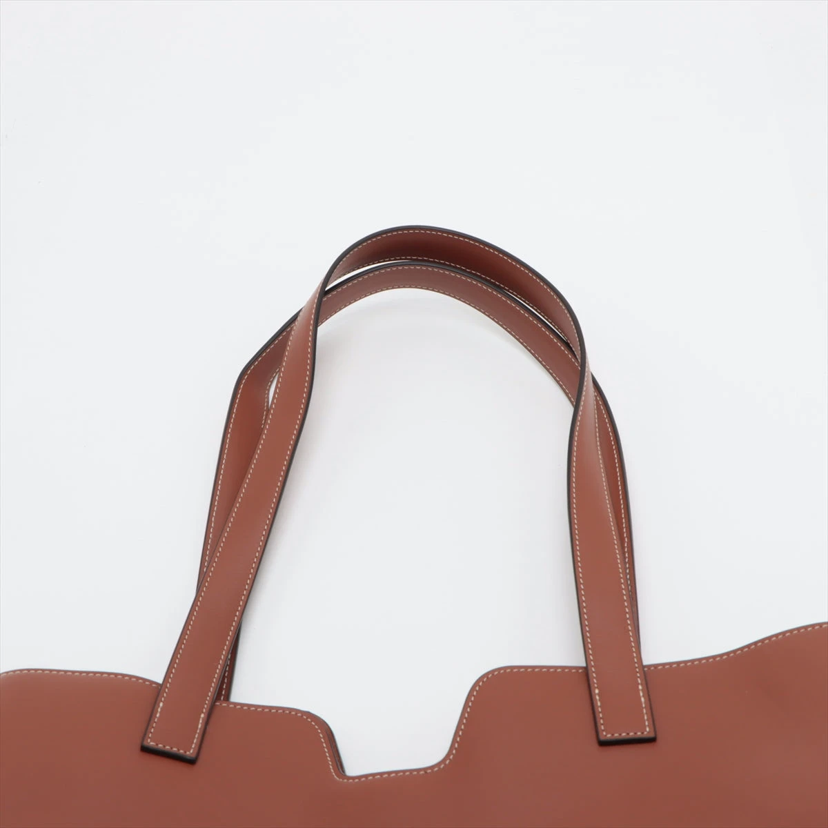 テ*に様 CÉLINE トラペーズ　レザー トートバッグ アズール/ブラウン 美品】 CELINE / セリーヌ | アビー レザートートバッグ