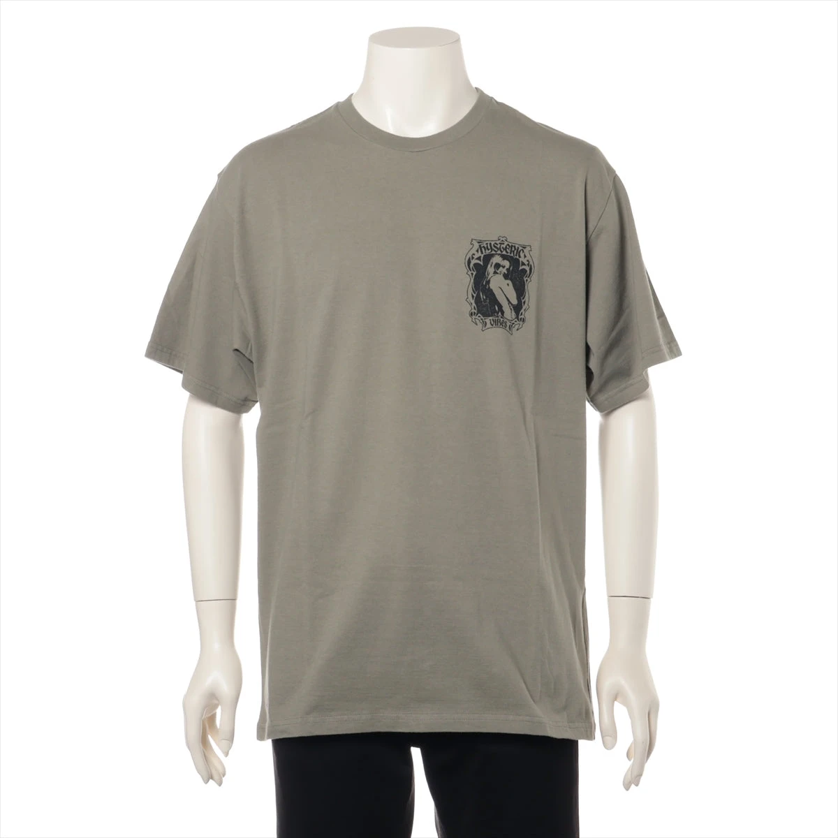 ヒステリックグラマー コットン Tシャツ XL メンズ カーキ 02241CT61