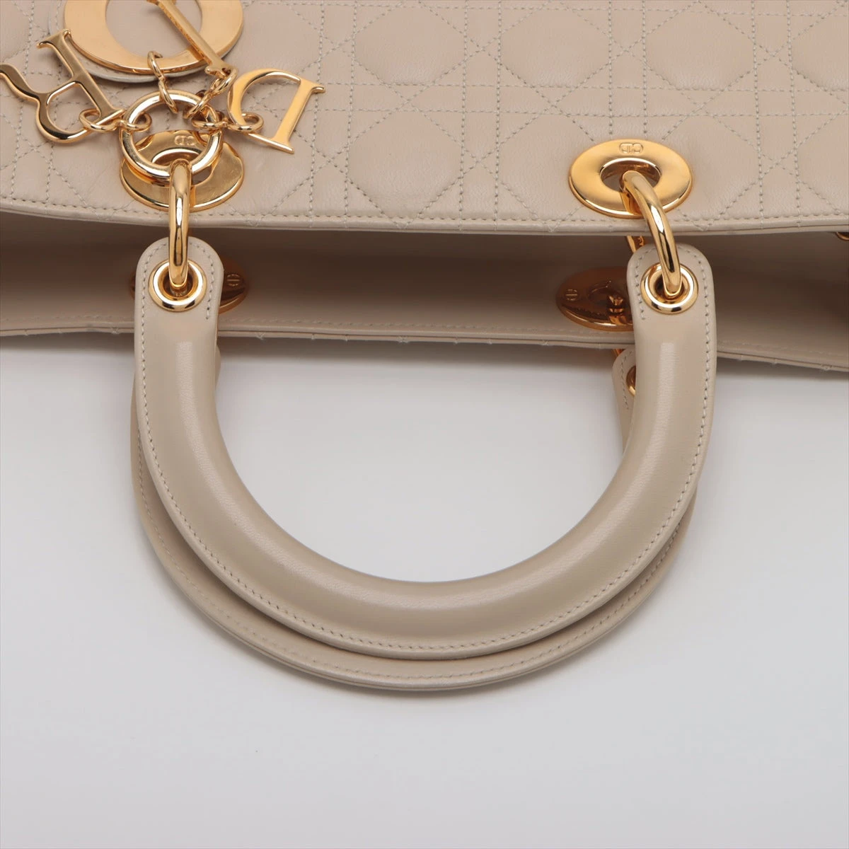 クリスチャンディオール レディディオール カナージュ ラージ レザー  