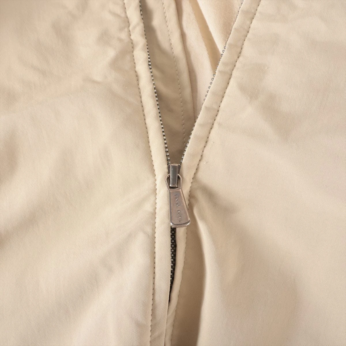 ロロピアーナ ナイロン ジャケット XL メンズ ベージュ タグほつれ