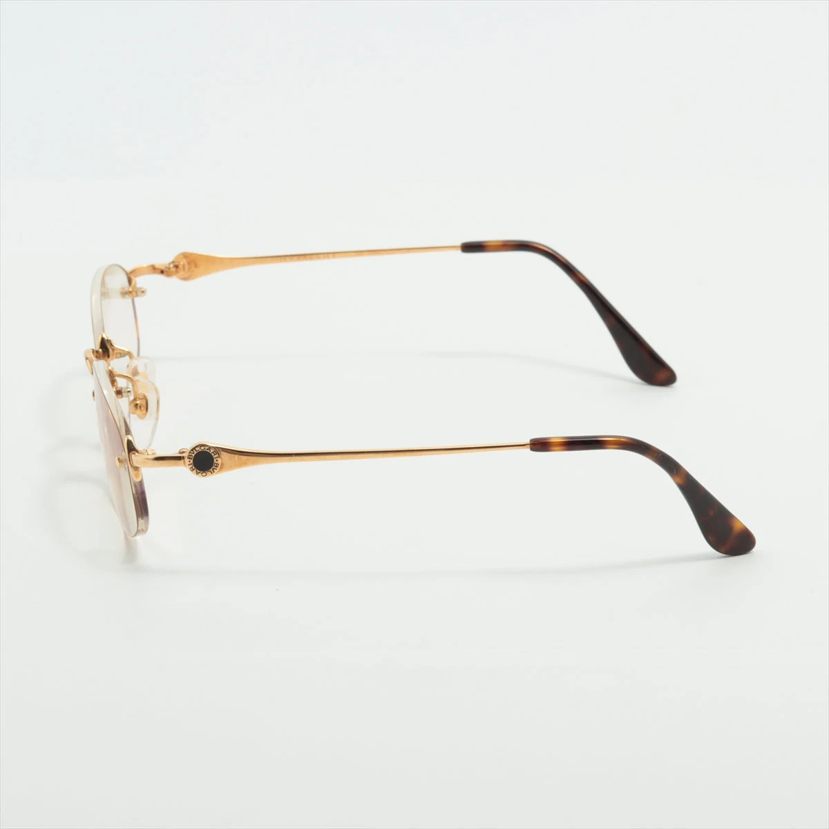 ブルガリ ブルガリブルガリ メガネ K18 ゴールド 度入り キズ
