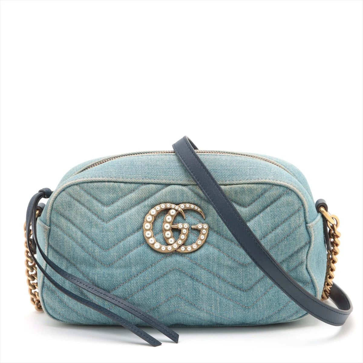 人気モデル✨G Gマーモント　デニムチェーンショルダーバッグ 楽天市場】グッチ バッグ レディース GUCCI チェーンショルダー