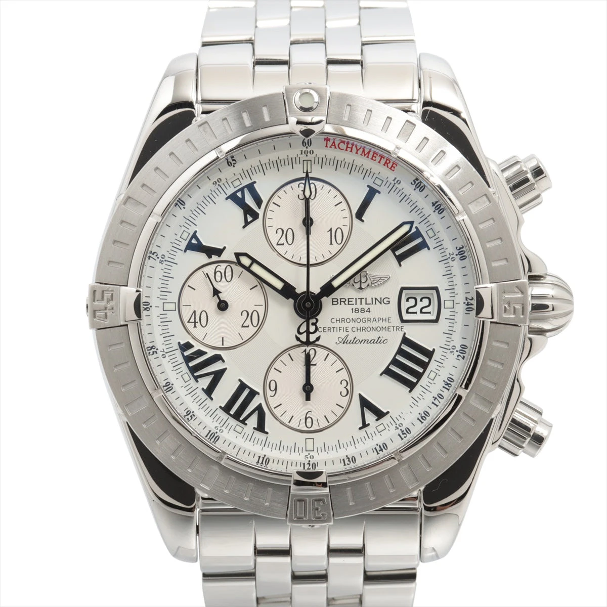 ブライトリングクロノマットエボリューション白