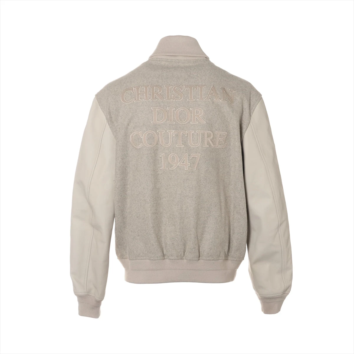 ディオール カウレザー ジャケット 48 メンズ グレージュ 483L428A0700
