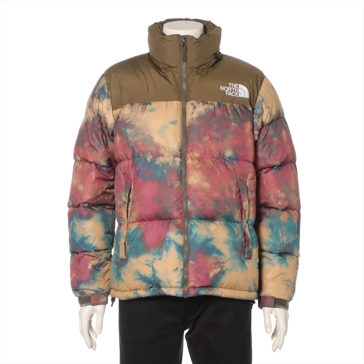 ノースフェイス ナイロン ダウンジャケット M メンズ マルチカラー  