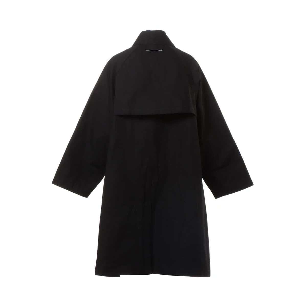 MM6 18AW コットン×ポリエステル コート 36 ブラック S32AH0032 襟に 