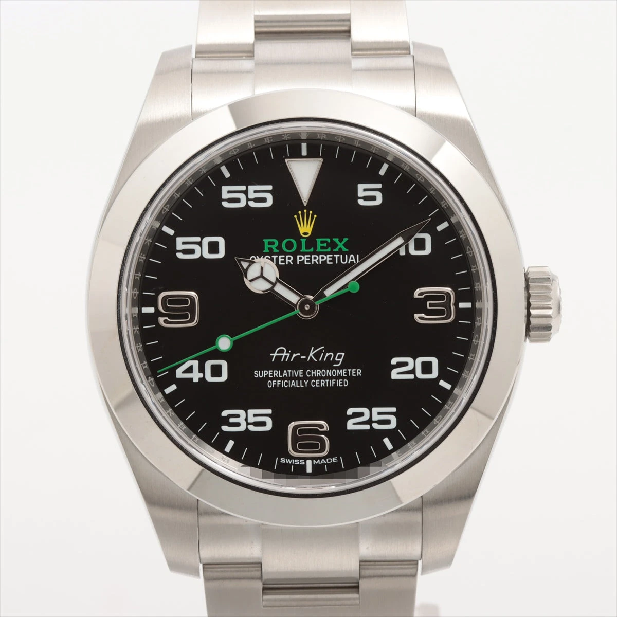 ロレックス エアキング 116900 SS AT 黒文字盤