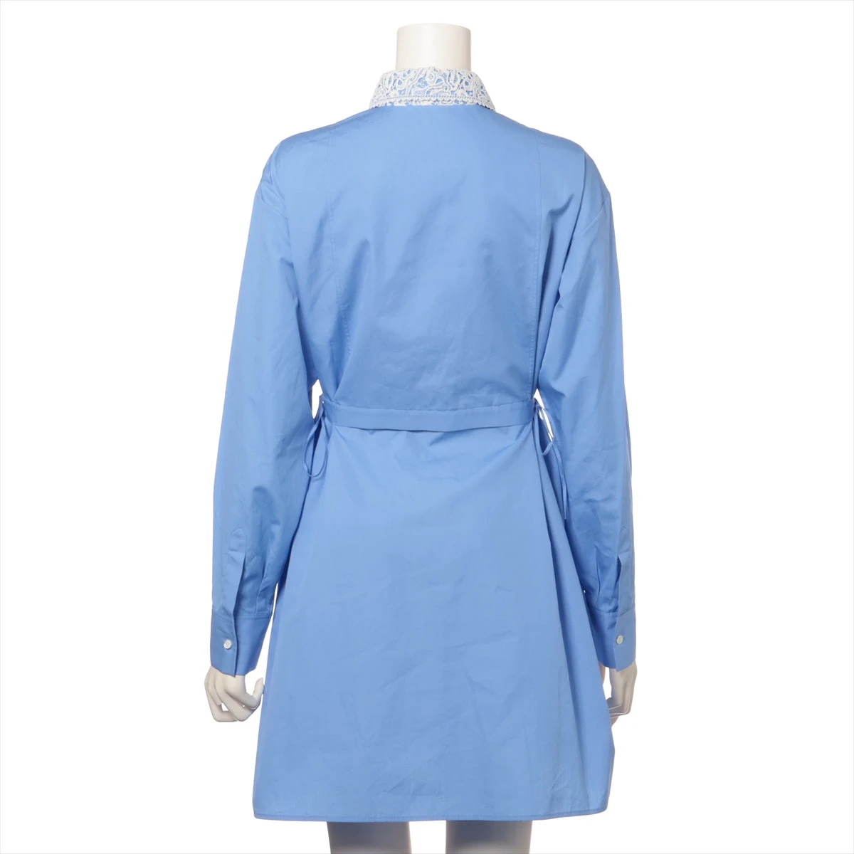 クリスチャンディオール コットン ワンピース 34 レディース ブルー