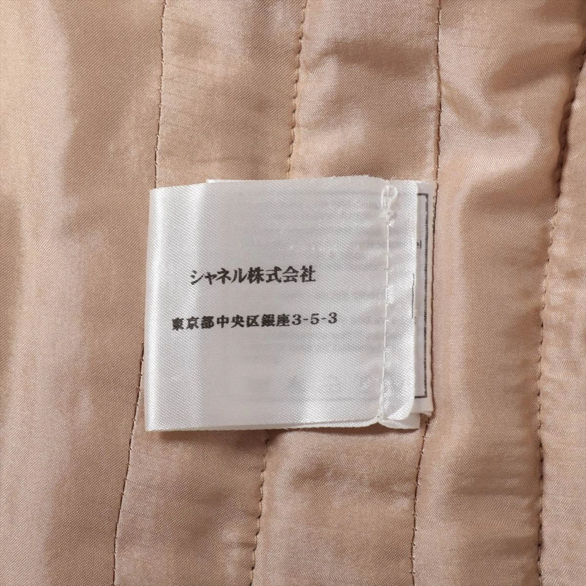 人気モデル✨CHANEL ココボタン　ジャケット　ベージュ　金ボタン シャネル ココボタン 02P コットン ジャケット 42 レディース