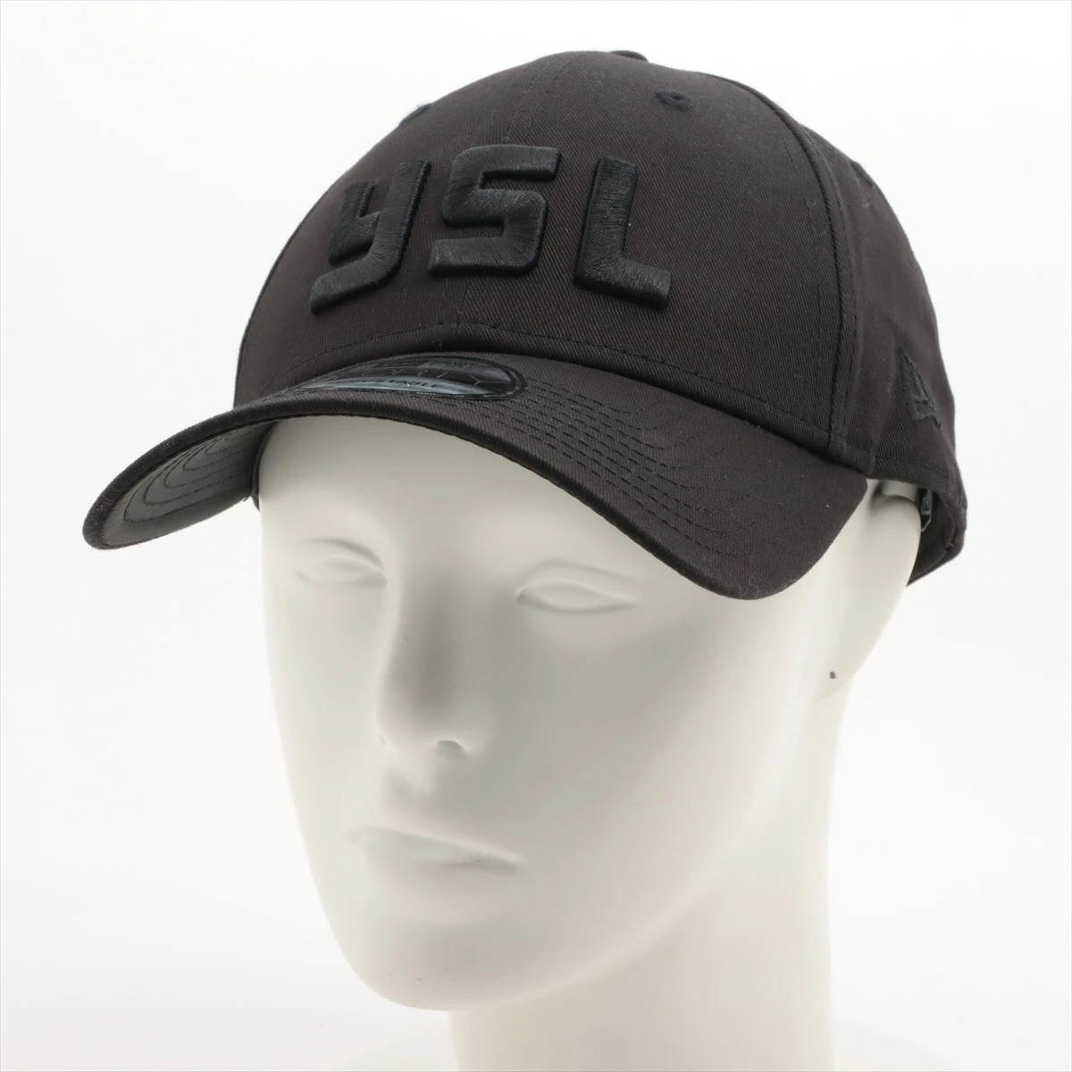 サンローラン ニューエラ ベースボールキャップ ブラック コットン サンローラン パリ×ニューエラ キャップ コットン ブラック A2523608