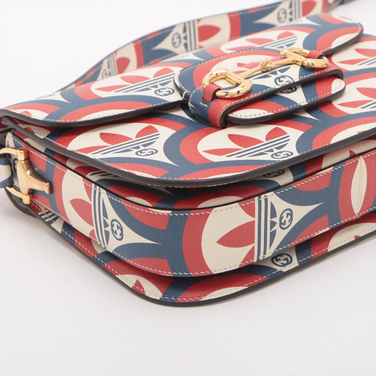 adidas×GUCCI ホースビット 1955 ショルダーバッグ 602204 グッチ×アディダス ホースビット1955 レザー ショルダーバッグ