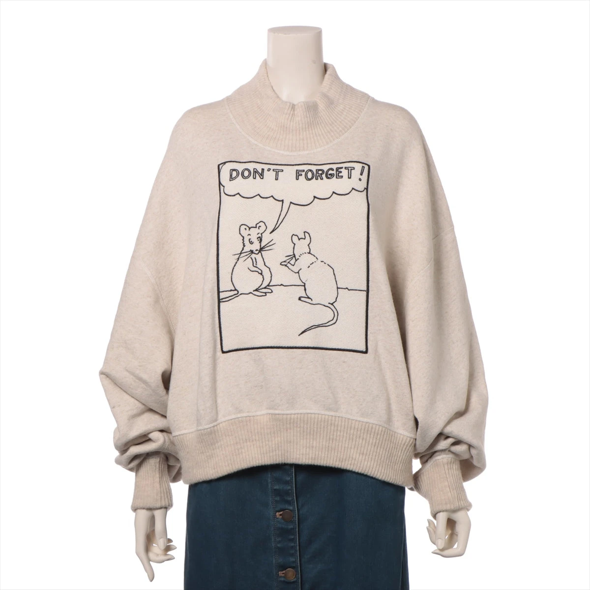 ロエベ コットン×レーヨン スウェット M レディース アイボリー  