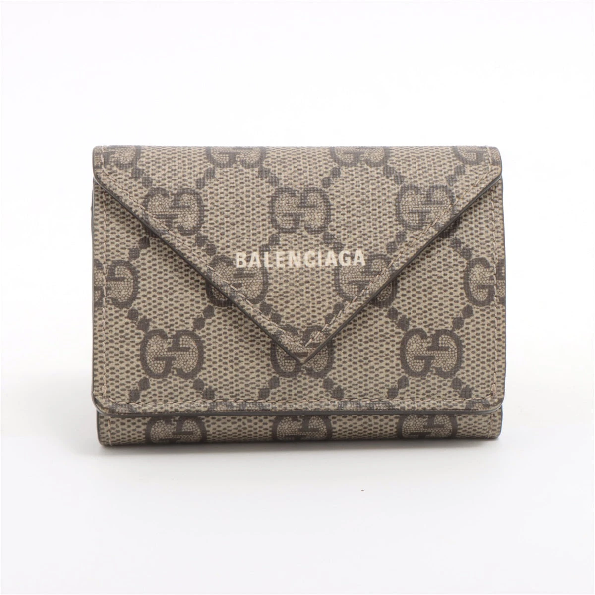 GUCCI x BALECIAGA 財布 バレンシアガ コラボ Gucci Balenciaga Wallet with Chain Beige