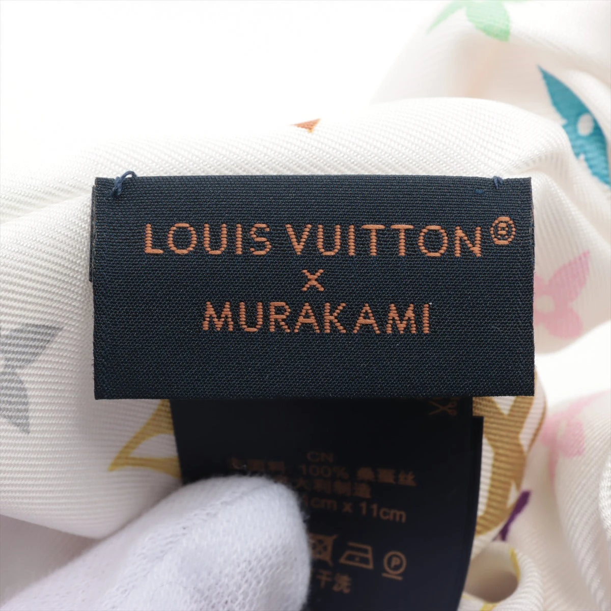 【ポップ＆フェミニン♪】LV ★ 村上隆 シュシュ 限定コラボ Louis Vuitton マルチカラー ヘアシュシュ村上隆コラボ