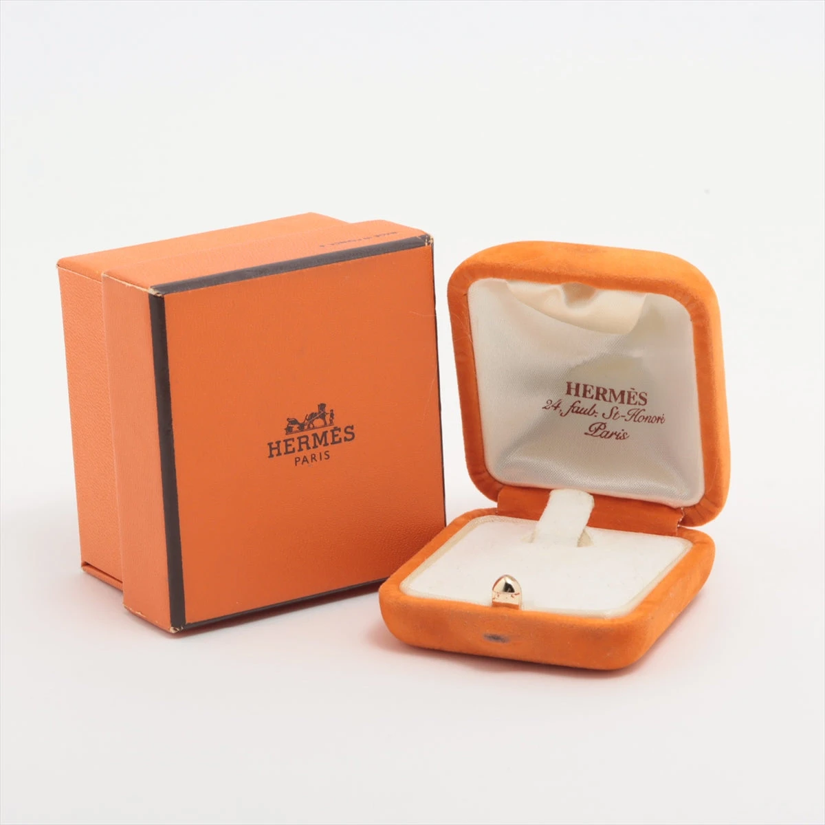エルメス ケリー リング 53 925 10.1g ゴールド×シルバー