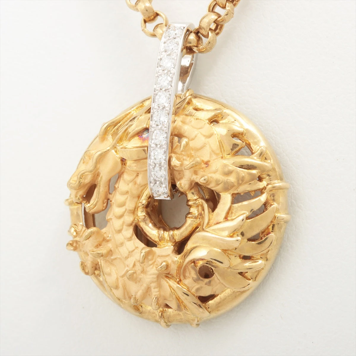 750(YG×WG) ダイヤ ネックレス DAMIANI750(YG×WG) ダイヤ ネックレス