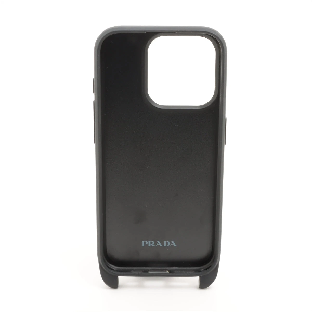 ◇プラダ◇1ZH197/レザー/サフィアーノ/トライアング/iPhoneケース ライトブルー サフィアーノトライアングル iPhone 15用カバー