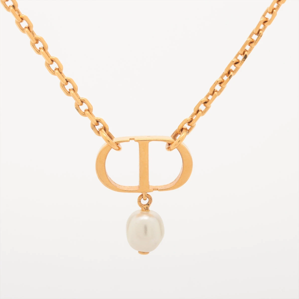 Petit CD ネックレス ゴールド 中古・古着通販】Christian Dior (クリスチャン ディオール