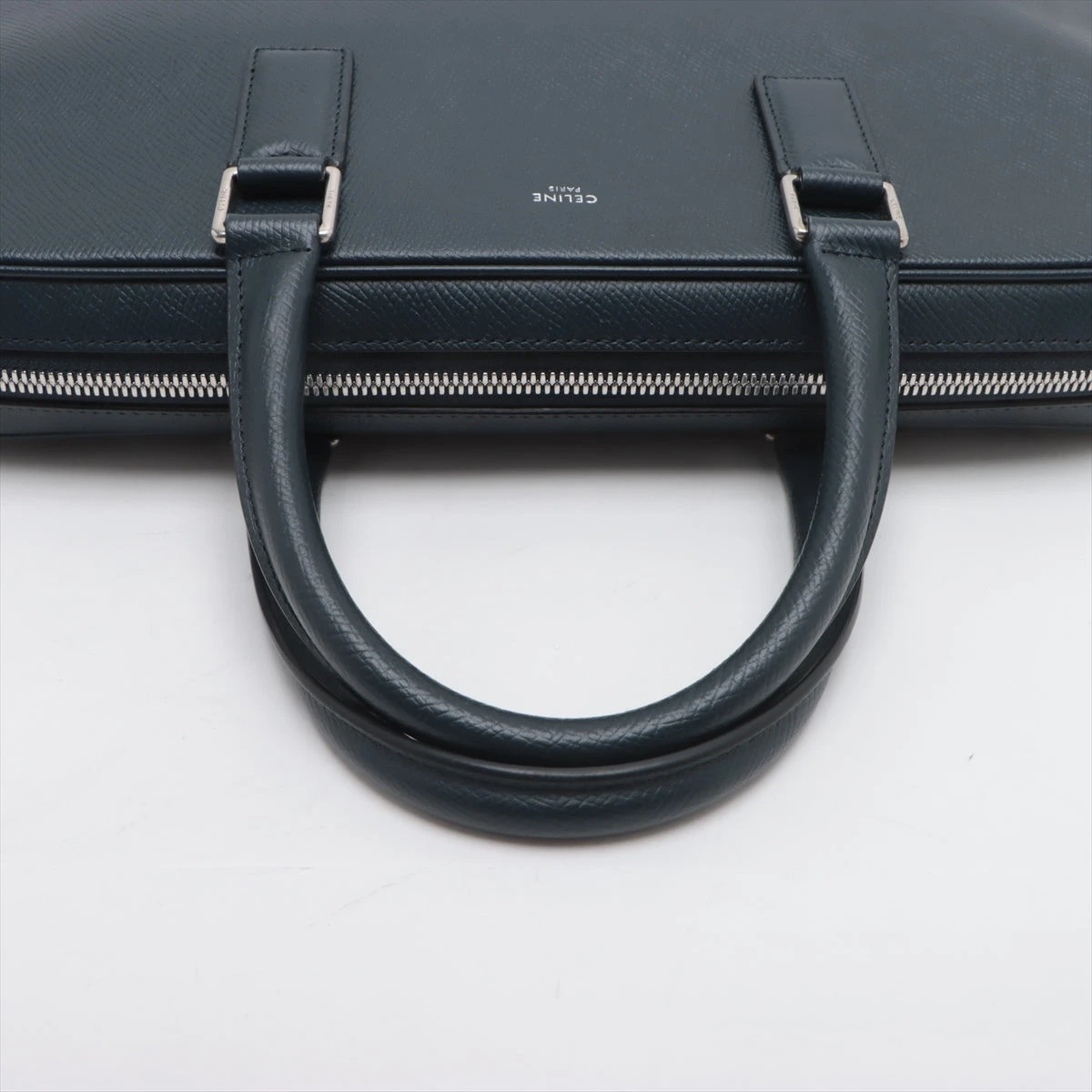 美品 セリーヌ ノエビア 2way クラッチ ハンドバッグ レザー ネイビー 黒 美品 セリーヌ ノエビア 2way クラッチ ハンドバッグ レザー